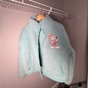 Disney Light Blue Mickey Fleece Jacket